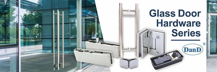 Good Quality 10-12mm Stainless Steel Cover Hardware Inside Casting Aluminum Glass Door Bottom Patch Lock Fitting