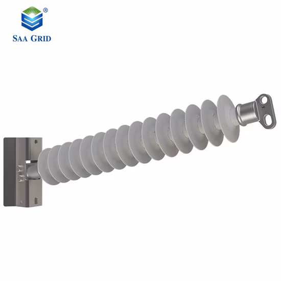 33kv 10kn 70kn Composite Polymer/Silicone Suspension/Pin/Line Post Insulator for High Voltage Overhead Transmission Line