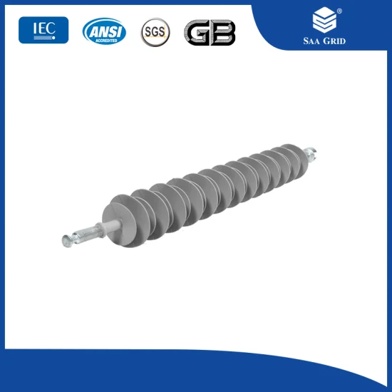Top Quality Composite Tension Galvanized Polymer Strain Silicon Long Rod 115kv Rubber Deadend Insulator